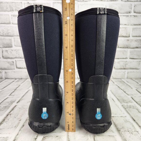 Bogs Classic High Youth Sz 6 Neo-Tech Waterproof Black Rainboot Insulated -30F - Picture 5 of 10